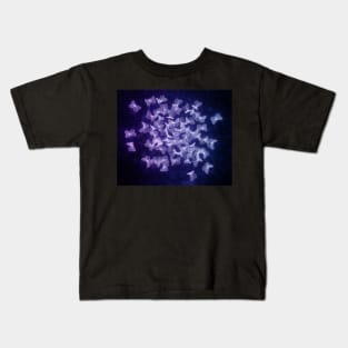 Neon butterflies Kids T-Shirt